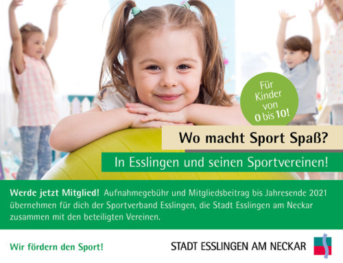 Wo macht Sport Spaß? In Esslingen und seinen Sportvereinen!