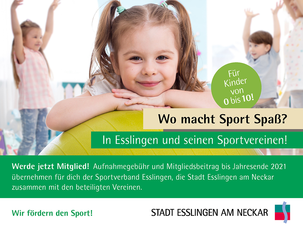 Wo macht Sport Spaß? In Esslingen und seinen Sportvereinen!